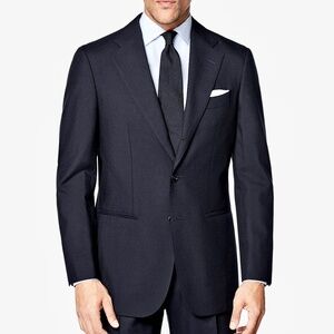 $929 Suitsupply Super 110’s Vitale Canonico Business Suit Size 38R